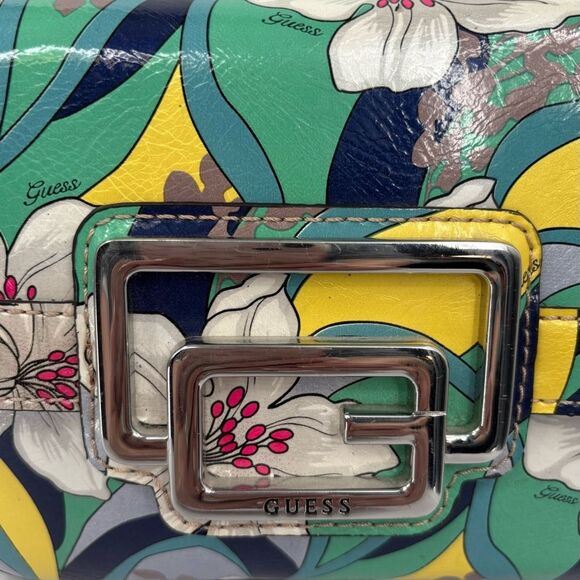 Guess Orchid Candy Floral Short Handle Shoulderbag Vintage Y2K - Picture 5 of 8